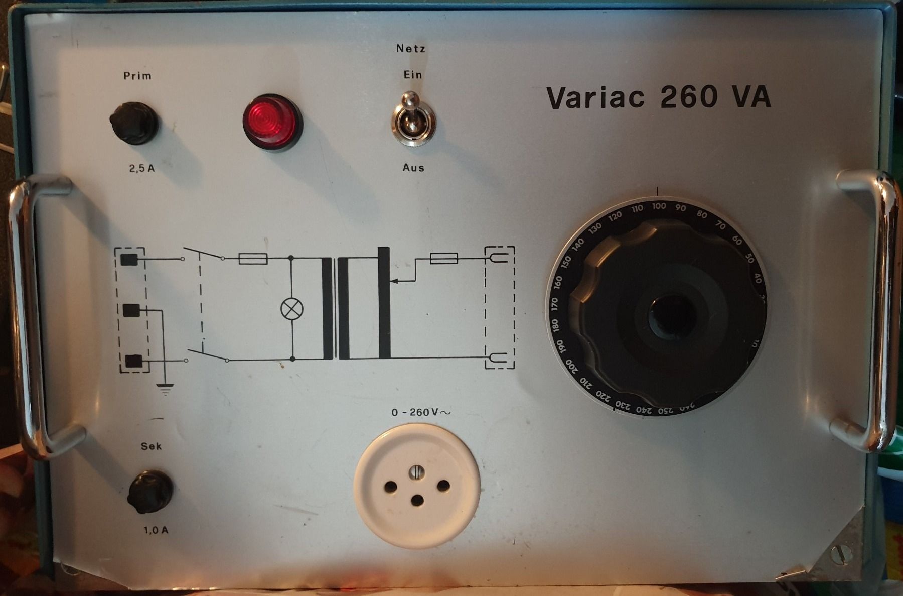 Konverter: Variac mit Trenntrafo 0-260V/260W – Gebraucht aus Horw von  2