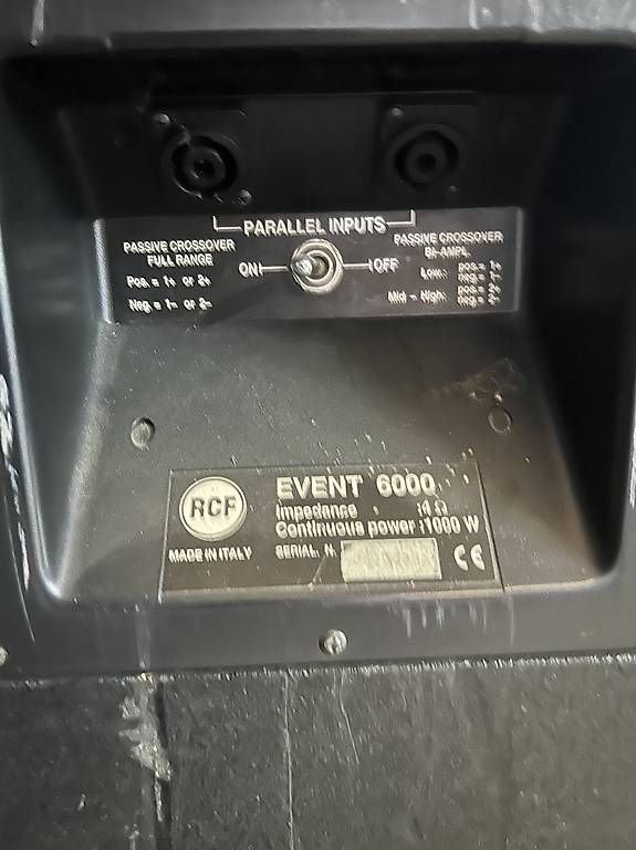 Casse acustiche: HP RCF Event 6000 – Usato da Renens venduto da fre_25x2 1
