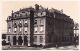 Neuchâtel // Banque Cantonale Neuchâteloise BCN ca. 1950