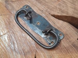 1 schöner antiker Fall Griff, 10.6cm, Eisen (4171#MBS3)