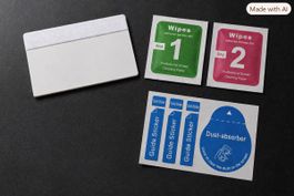 Kit de pose et nettoyage pour verre trempé – complet neuf