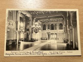 Antike Postkarte, Stuttgart Wilhelma Festsaal, Top! (52)