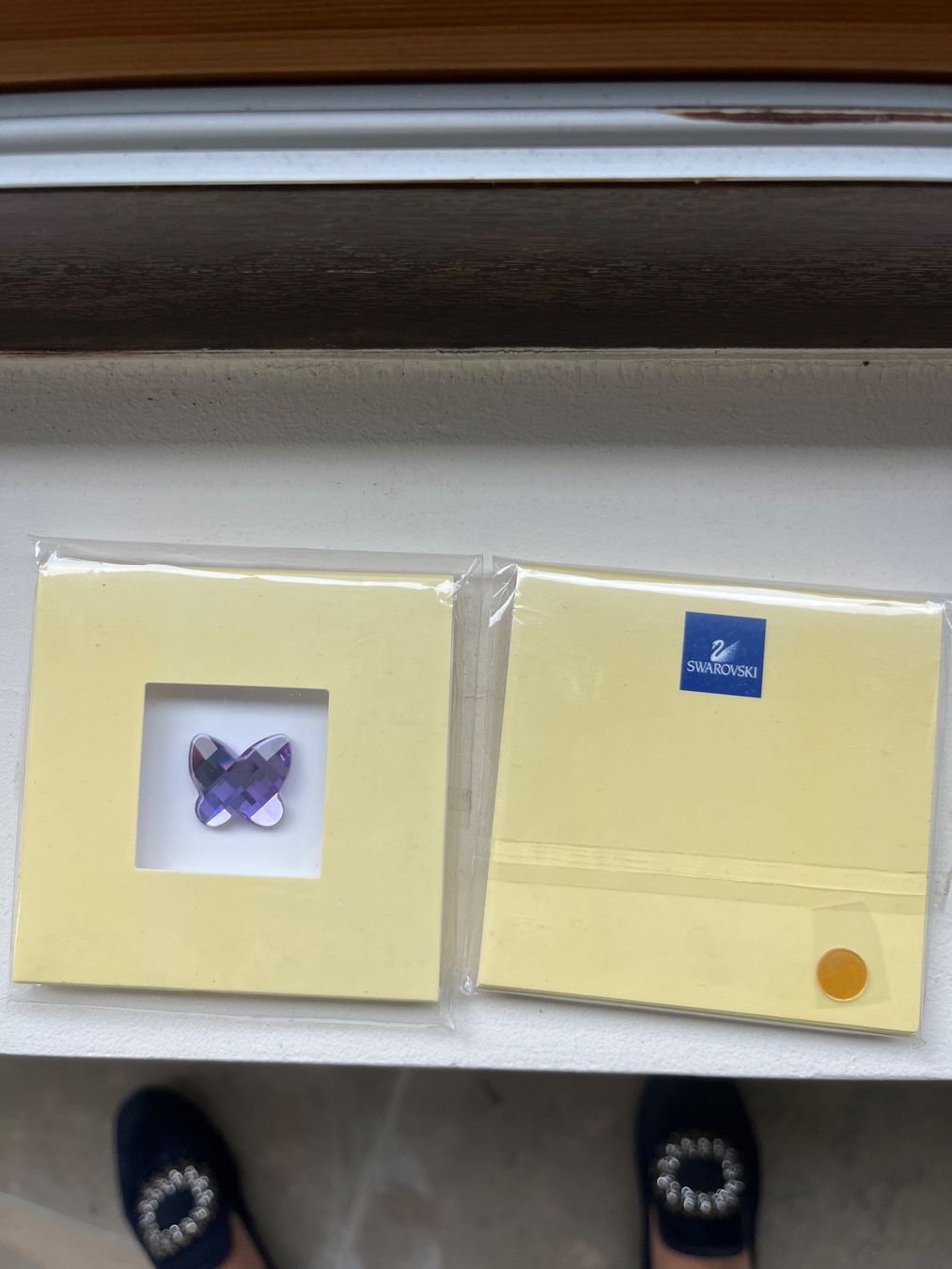 Swarovski Figuren: Swarovski Kristall Grusskarte – Neu und originalverpackt aus Saanen von SoniaMichaela 1