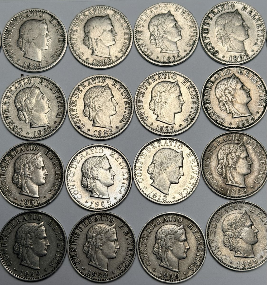 Tutti le monete: 40 pièces 0.20ct 1884-1900  – Usato da La Tour-de-Trème venduto da Ahamaya 2