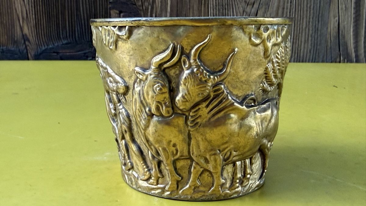 Tazze: Vaphio Becher Metall feuervergoldet – Usato da Riedholz venduto da Frettchen63 2