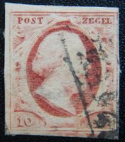 Niederlande Kat. 2 gest. 1852 Kat. 25 Euro