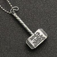 NEU Silbern Halskette mit Hammer Mjolnir Thor Avenger Marvel