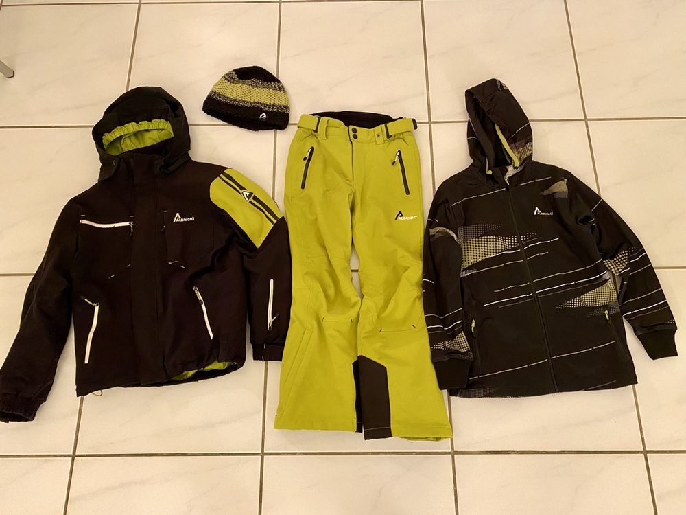 GSOU SNOW Skijacke & Hose Set Herren - Baggy Snowboard Outfit Wasserdicht