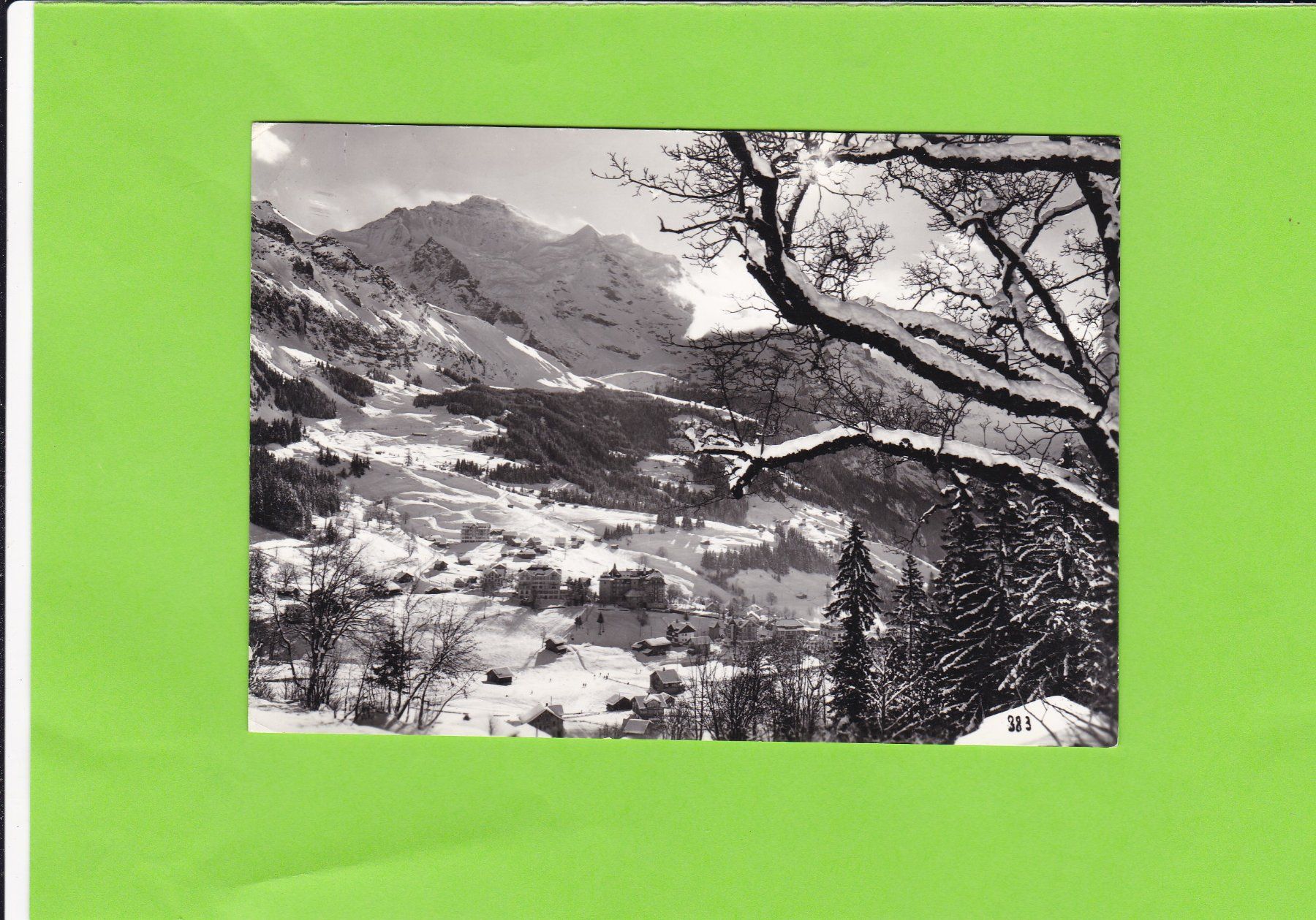 Cartoline postali: Wengen mit Jungfrau – Usato da St. Peterzell venduto da neckertal