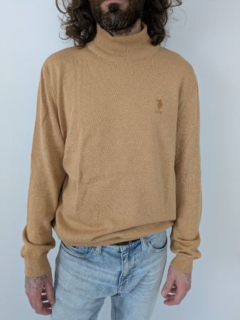 US Polo Assn. Rollkragenpullover, Grösse L, Top Zustand!