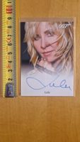 Lulu (James Bond), Original Autogramm auf Karte