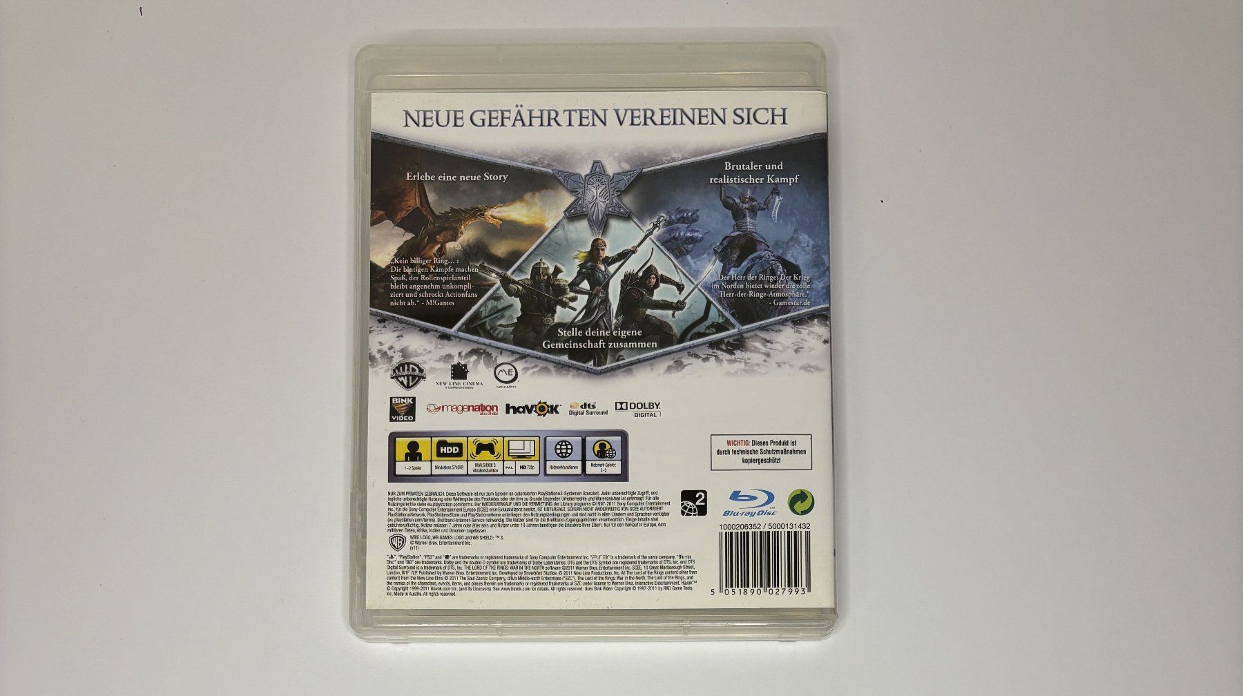 Giochi: PS3 - Der Herr der Ringe: Der Krieg im Norden – Usato da Allschwil venduto da Bullach 2