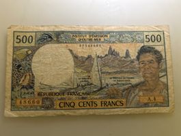 500 francs papete 
