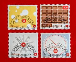 SCHWEIZ A SICHT KÜNSTLER ITALIEN SATZ 1284 -1287 2008 ET NEU