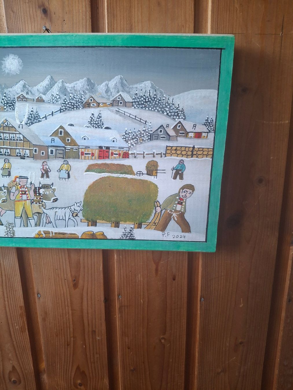 Gemälde: Wunderschönes  Winter Bild **  77 – Gebraucht aus Zürich von Soragno50 2