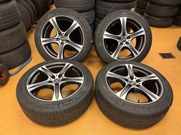 4 jantes Ronal r55 20 pouces pneus été 