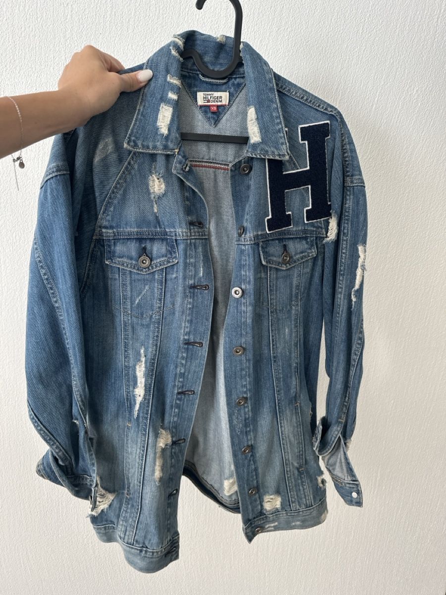 Tommy Hilfiger Giacche: Tommy Hilfiger Jeansjacke – Nuovo (secondo la descrizione) da Chur venduto da moreforless_