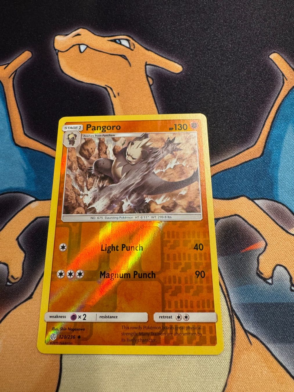 Pokémon Sammelbilder & Trading cards: Pangoro (CEC 120) - Reverse Holo - Cosmic Eclipse – Neu (gemäss Beschreibung) aus Bülach von Pfrenzel