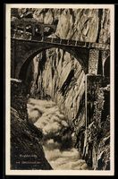 Schöllenen, Teufelsbrücke mit Schölle