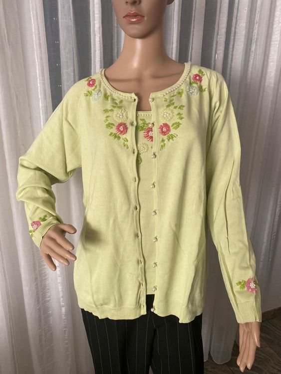 Perfekter Auftritt mit diesem ALBA MODA Twinset, 48 (Neu