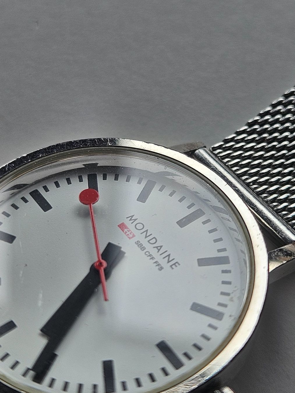 Mondaine Orologi: SBB Uhr Mondaine Quartz mit Box – Usato da Berikon venduto da mmm21 5
