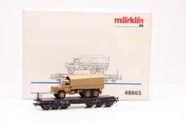 Märklin 48665 Schwerlastwagen mit Zivilschutz LKW, H0