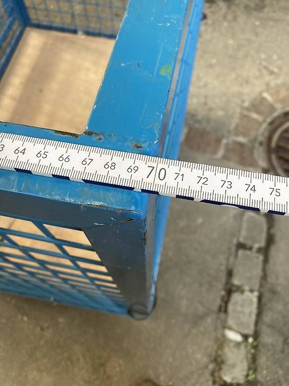 Korpus: Robuster Rollcontainer Gitterwagen 70x100cm blau – Gebraucht aus Hemmiken von Syncro82 1