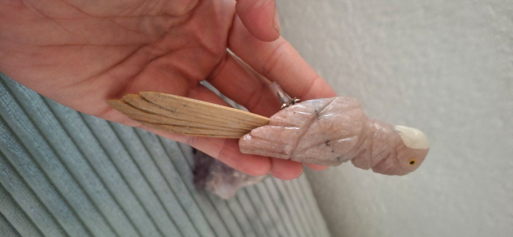 Tutte le decorazioni: Amethyst-Edelstein mit Papagei – Nuovo (secondo la descrizione) da Bülach venduto da cor_nfm8 1
