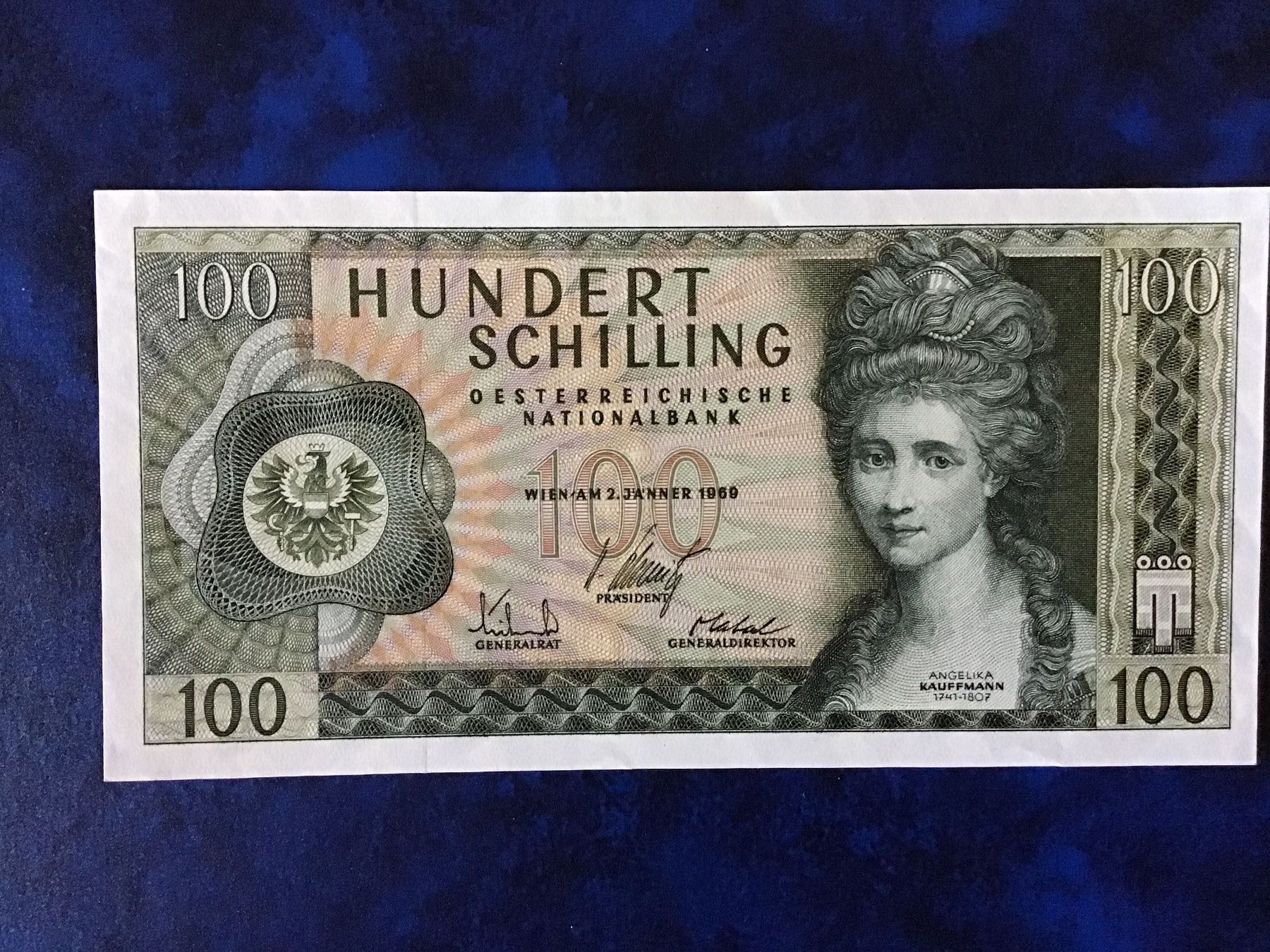 Banconote: Österreich Hundert Schilling, 1969 – Nuovo (secondo la descrizione) da Urtenen-Schönbühl venduto da absolut08
