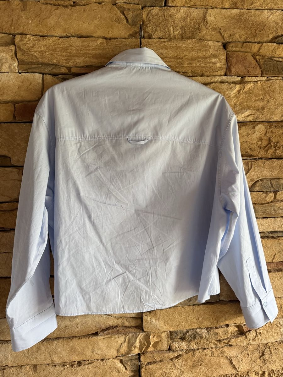 Massimo Dutti Blusen: Massimo Dutti-Bluse hellblau in Grösse M – Gebraucht aus Davos Dorf von tati015 1