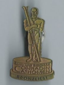 Plaquettes & Badges: Conradin Cathomen Bronze Test Pin – D'occasion à Zürich par t24_de
