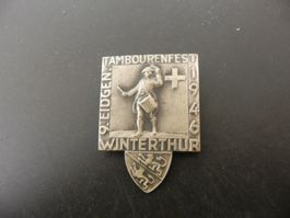 Altes Abzeichen Tambourenfest Winterthur 1946