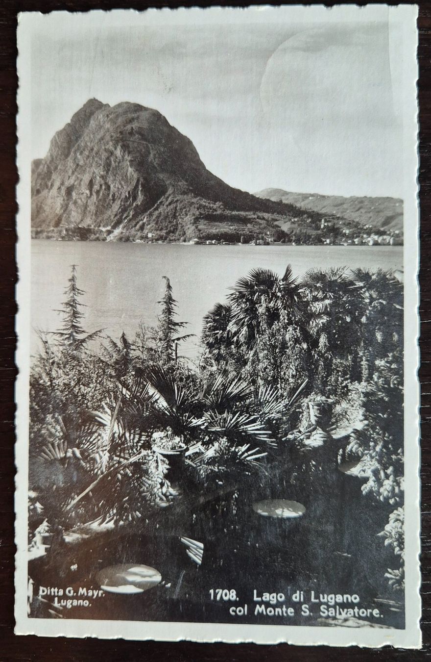 Cartoline postali: Postkarten Lago di Lugano – Usato da Buus venduto da papillon098 1