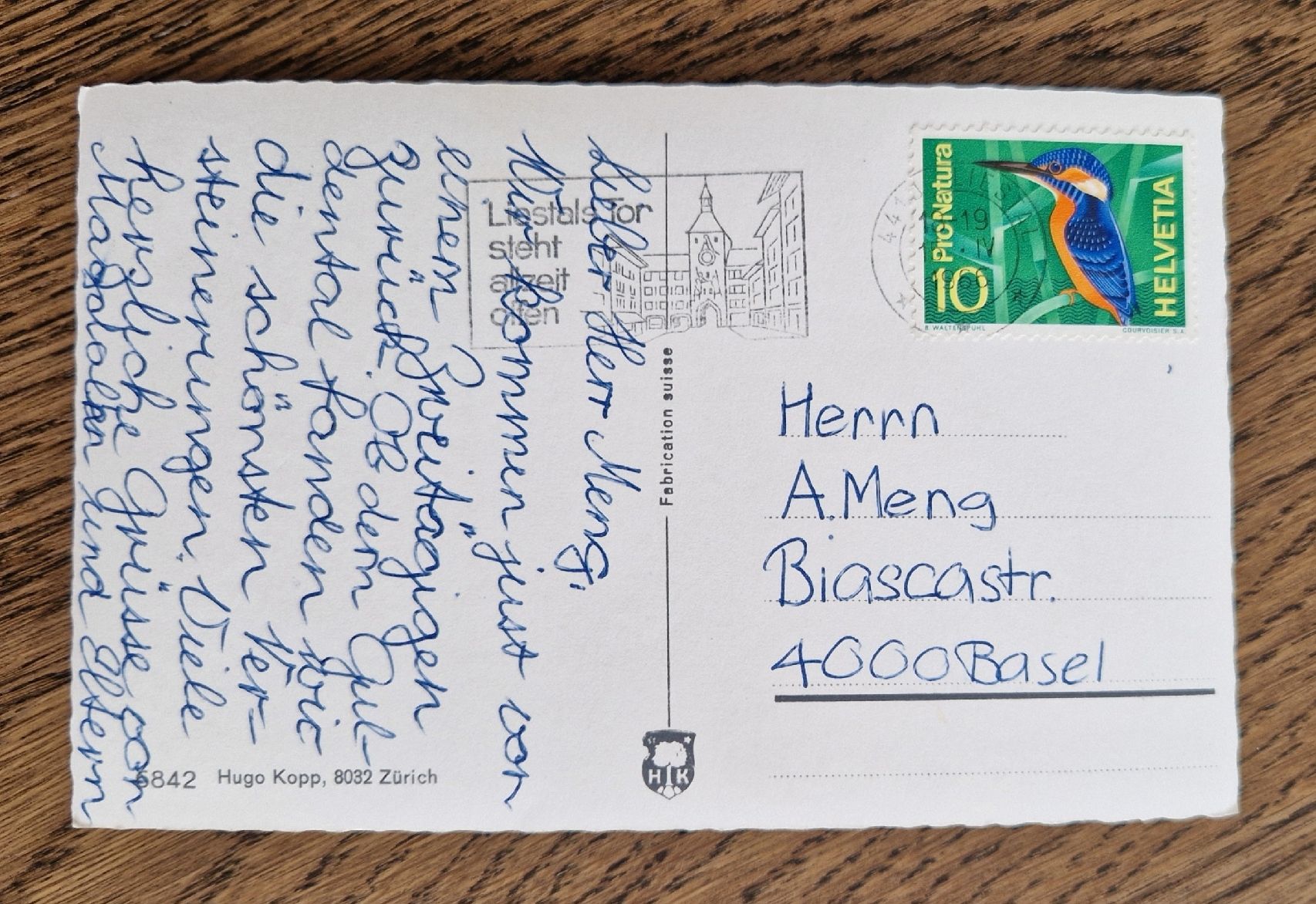 Cartoline postali: Langenbruck, Werbestempel Liestal 1966 – Usato da Ebikon venduto da Donar50 1