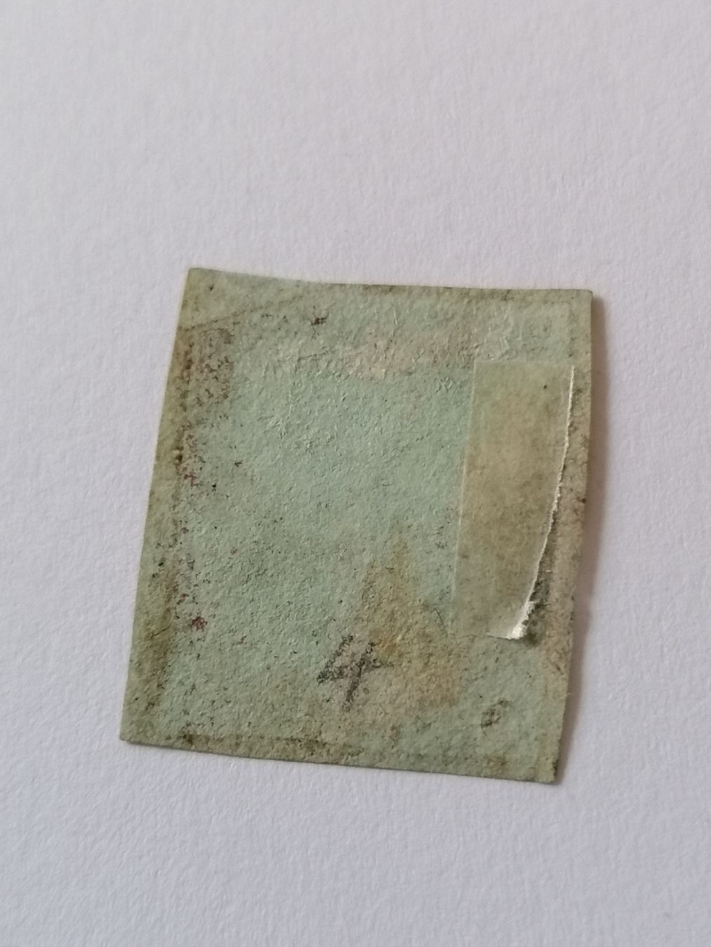 Alle Briefmarken: Two pence blue 1841, Platte 4  – Gebraucht aus Happerswil von tschergi 1