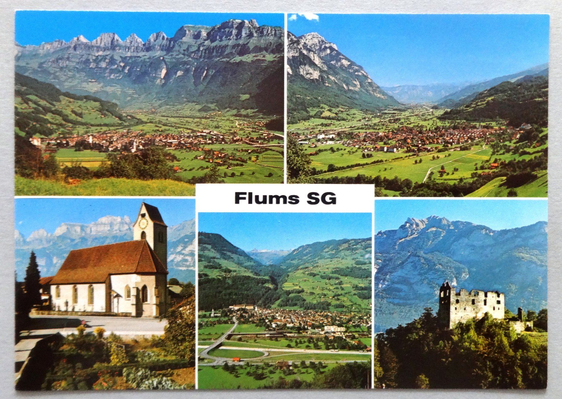 Ansichtskarten: Flums SG – Gebraucht aus Fétigny von Billy2miny