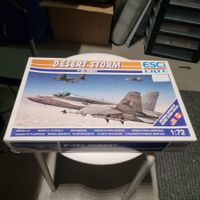 Modellbausatz F-18A Hornet 1:72 ESCI ERTL Desert Storm ne...