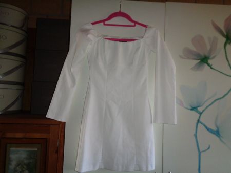 *** weisses Kleid *** von ZARA Baumwolle / Unterkleid / Neu