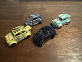 Hotwheels 4er Set Fiat 500