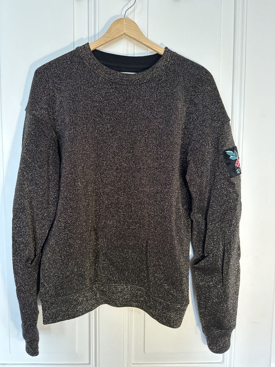 Replay Maglioni & Felpe: Replay Glitzerpullover Gr. M, schwarz/gold – Nuovo (secondo la descrizione) da Bern venduto da Ibizaflow