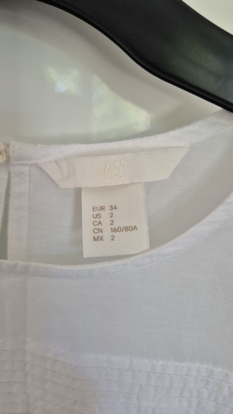 H&M Camicette: H&M Bluse Weiss Gr. 34, Sommer Bluse mit Spitze! – Usato da Winterthur venduto da ann_7lxx 2