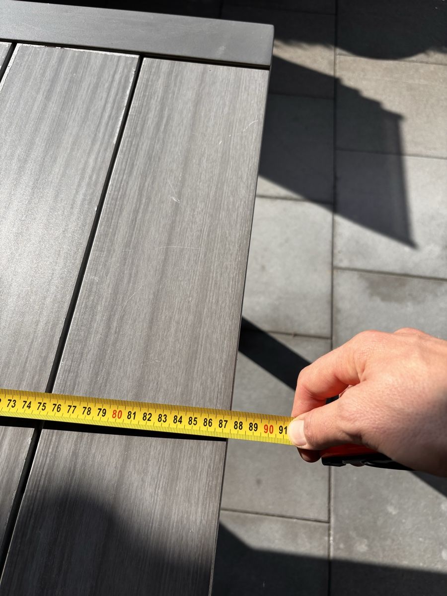 Tische: Gartentisch Aluminium Holz Optik – Gebraucht aus Appenzell von pfa_6gzm 5