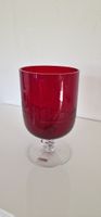 Rotes Kristall Glas
