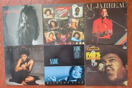 LP-Paket: Sade, Anita Baker, Al Jarreau ... Soul & Jazz
