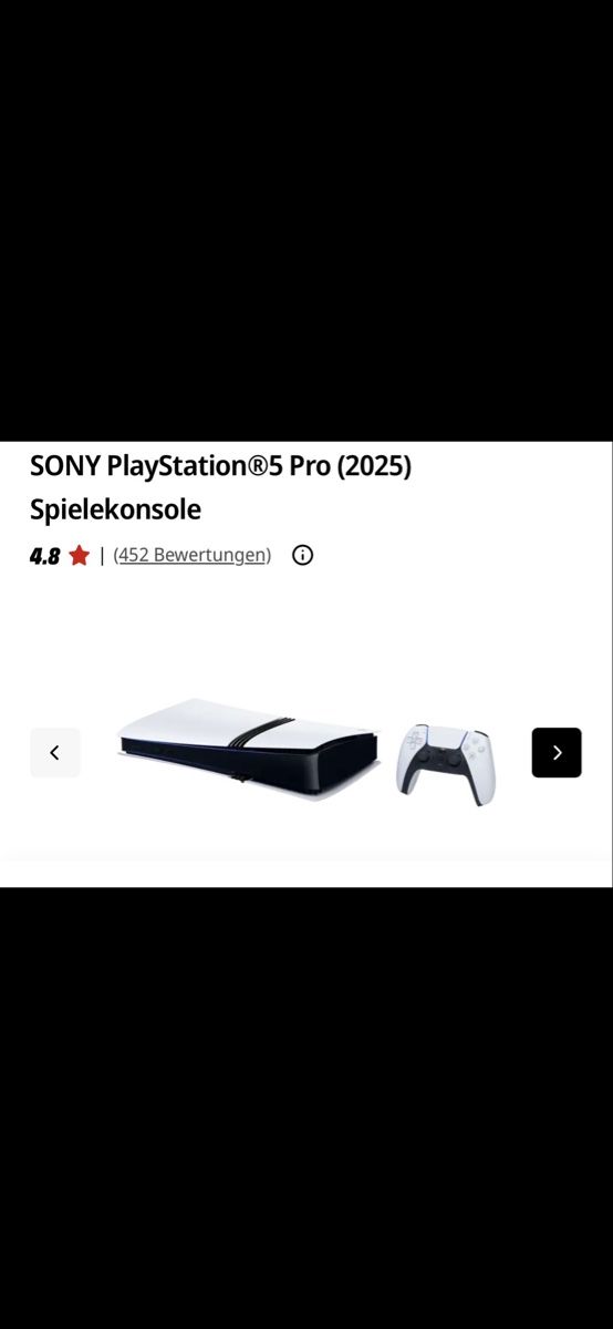 Sony Konsolen: SONY PLAYSTATION 5 PRO – Neu (gemäss Beschreibung) aus Zürich von GialucaGravagno