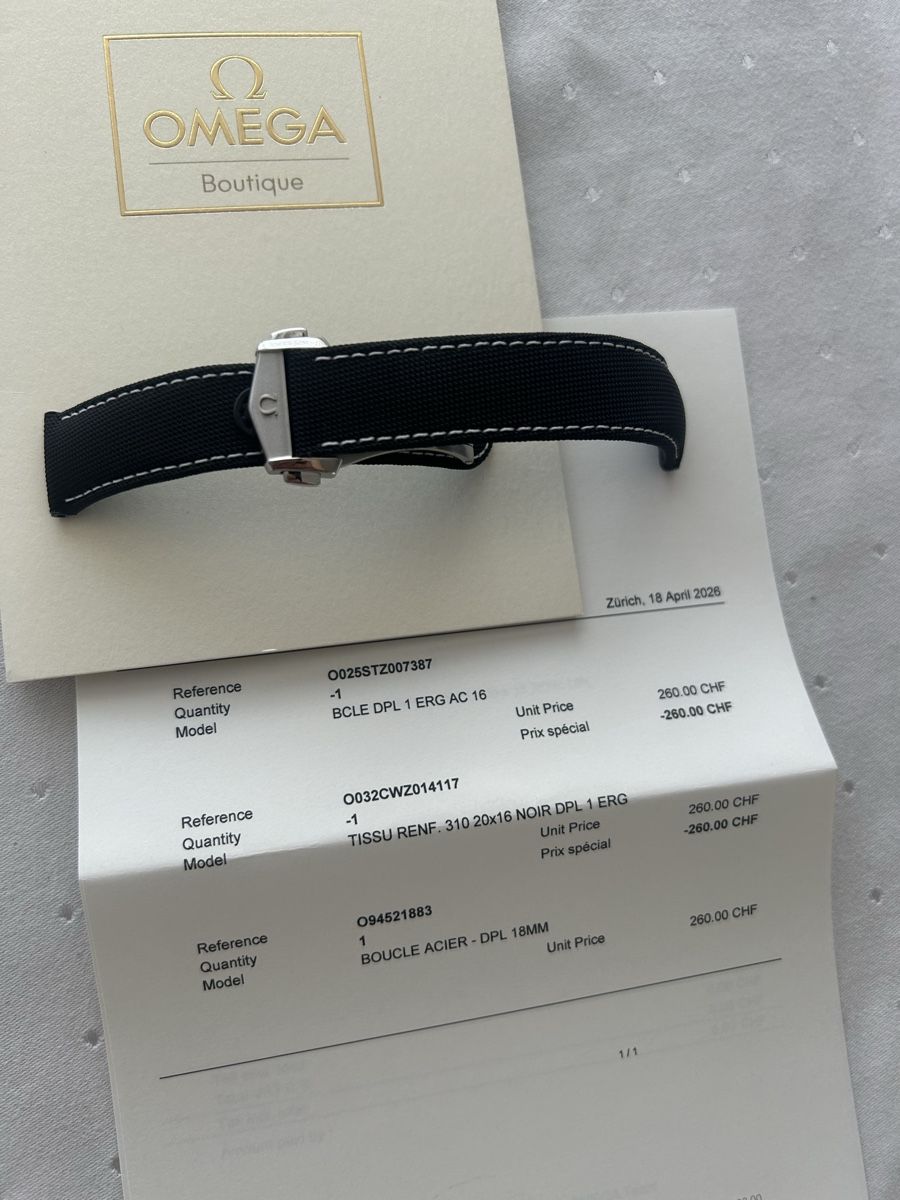 Armbänder & -reifen: Omega Speedmaster Textilband mit Schliesse – Neu (gemäss Beschreibung) aus Zürich von adamriese81 1