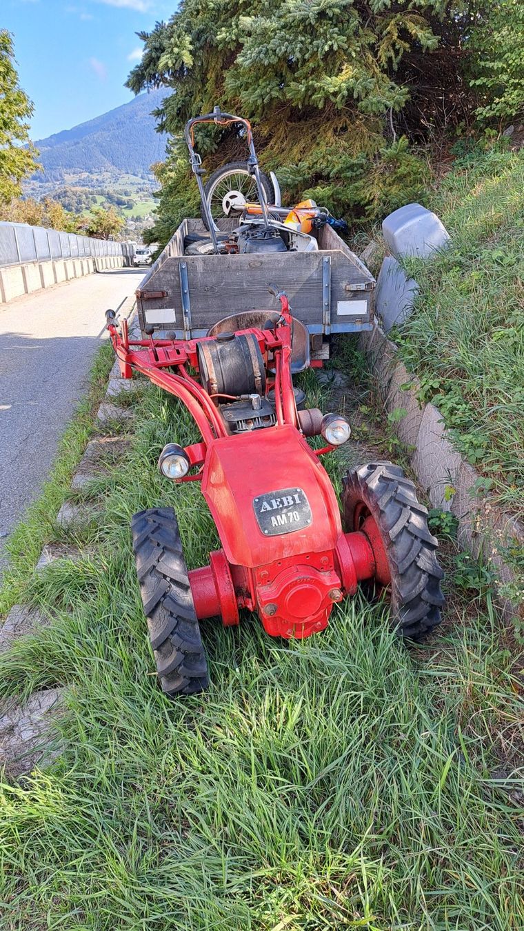 Aebi Traktoren: Einachser Aebi AM 70 inkl. Triebachsanhänger – Gebraucht aus Glis von olij79 2