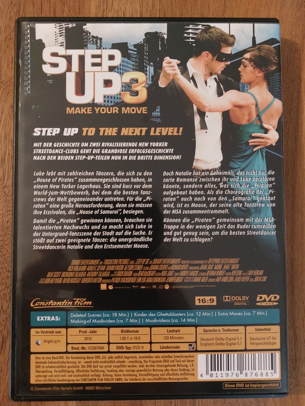 Tutti i DVDs: DVD - Step Up 3 Make your Move – Usato da Rheinfelden venduto da FilmAuktion 1
