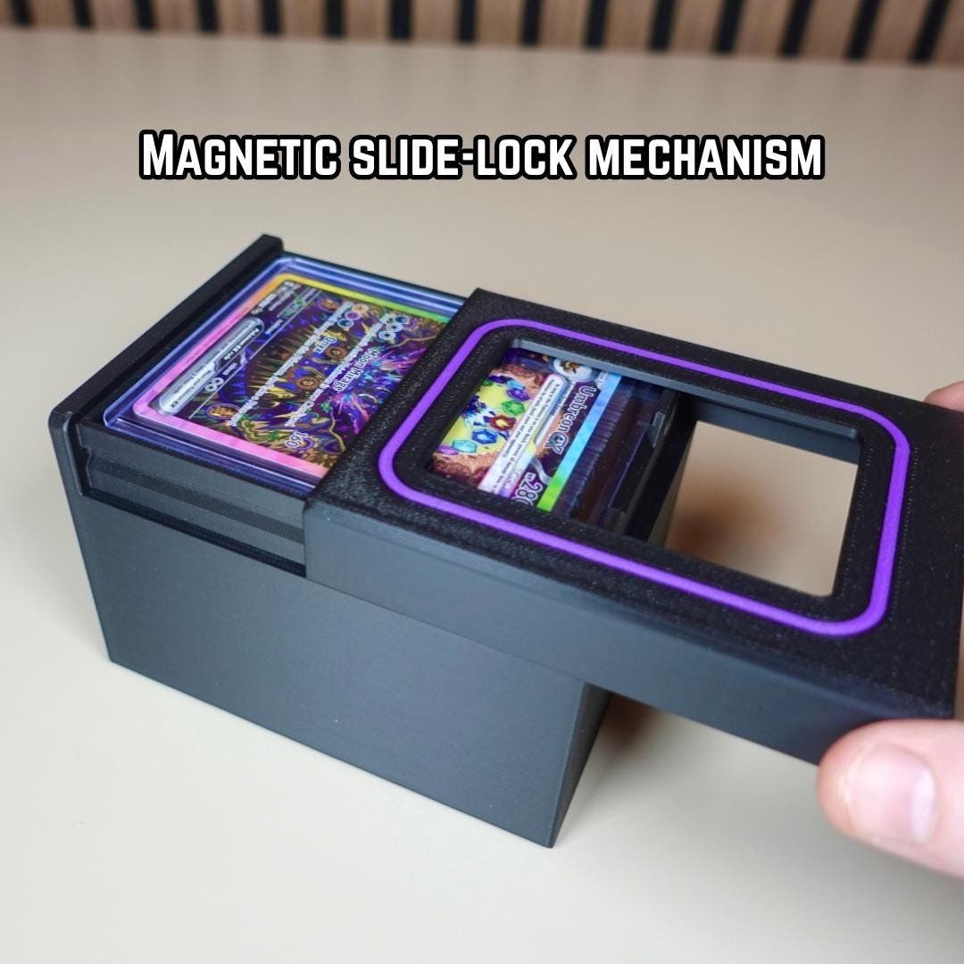 Cartes: Deck Box – Magnetischer Schiebe-Tresor – Neuf avec emballage d'origine à Dietikon par You_Want_We_Print 1