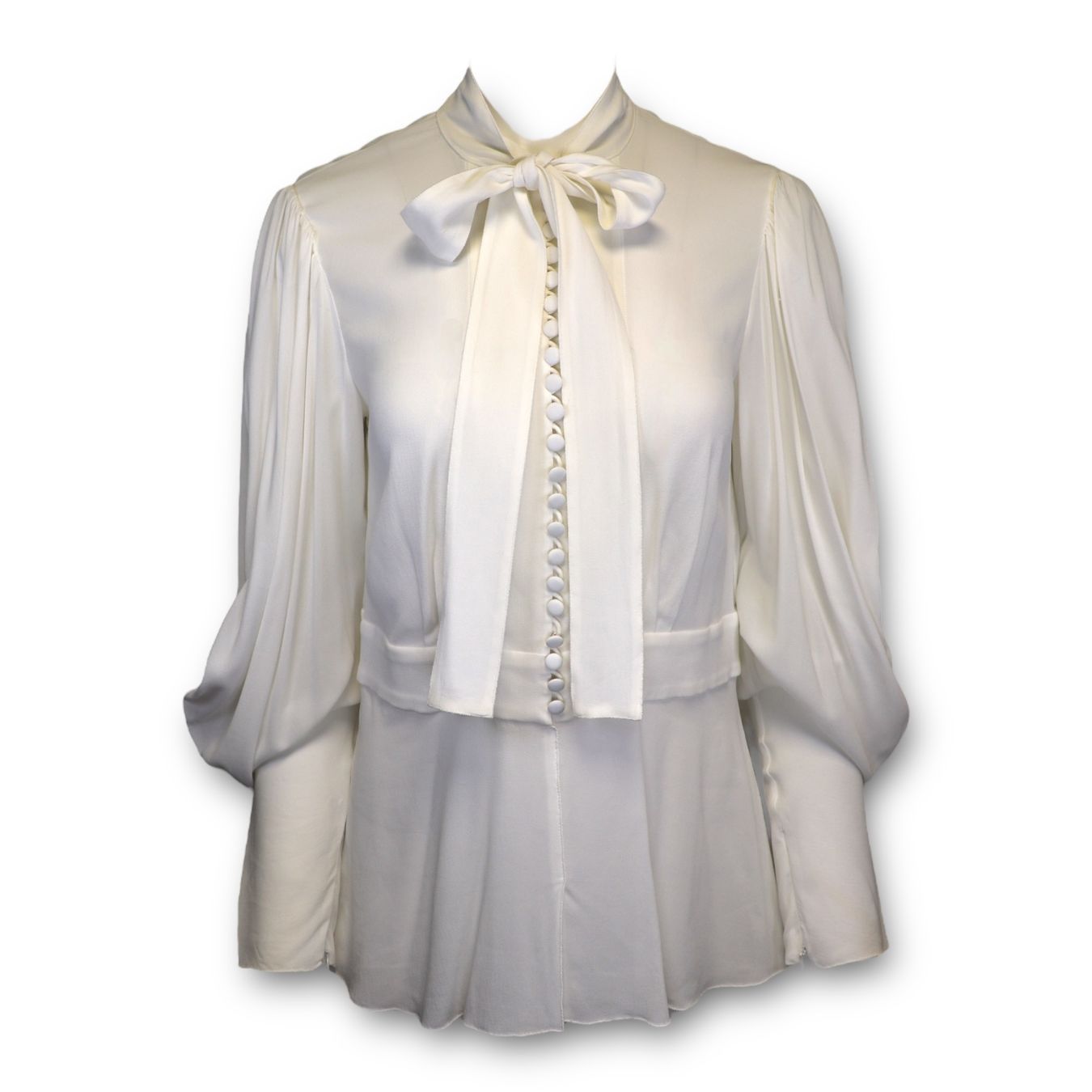 Dolce & Gabbana Camicette: Dolce & Gabbana Bluse weiss IT 44 DE 40 – Usato da Binningen venduto da Designerlabels